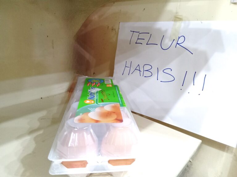 Bekalan telur ayam masih tak menentu di Petaling Jaya