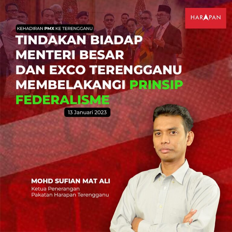 Sikap biadab MB Terengganu mahu isytihar ‘perang’ dengan Persekutuan?