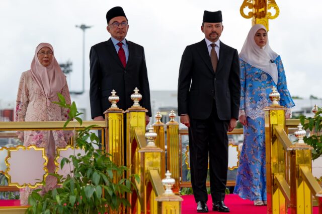 Anwar di Brunei untuk lawatan rasmi dua hari