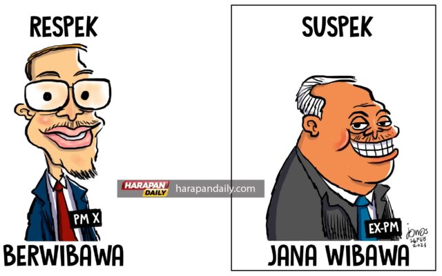 (Kartun) Antara PM berwibawa dan suspek Jana Wibawa