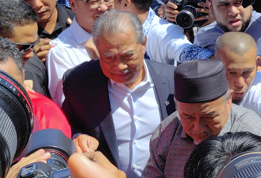 Welcome, kata Najib selepas Mahiaddin ke Pejabat SPRM