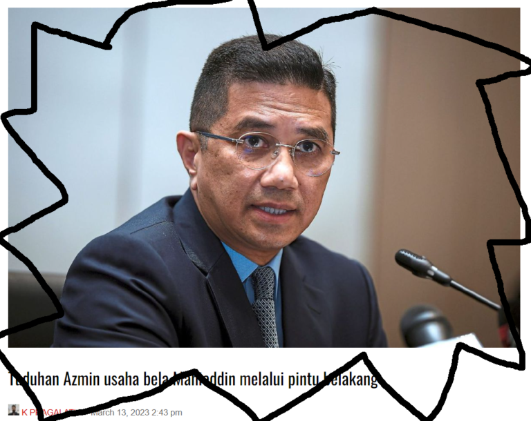 Azmin, telur India dan Haziq