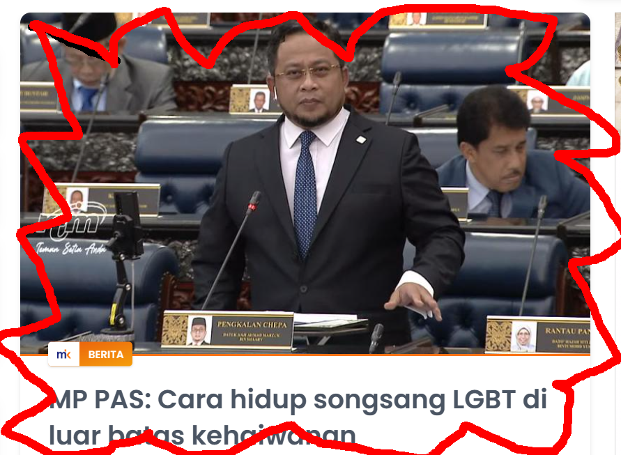 Di Parlimen Pas bantah LGBT, bagaimana sikap terhadap Azmin?