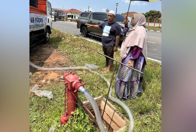 Selepas Kelantan gagal urus bekalan air, curi air pili bomba pula