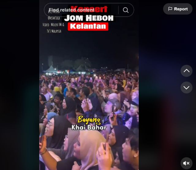 Exco kata konsert patuh syariah tapi video papar remaja Kelantan bebas bercampur
