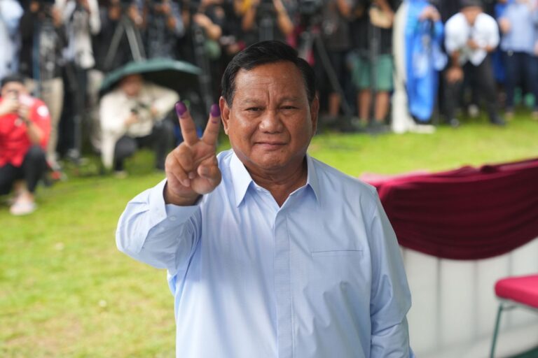 Prabowo leads with over 50% votes in preliminary counts
