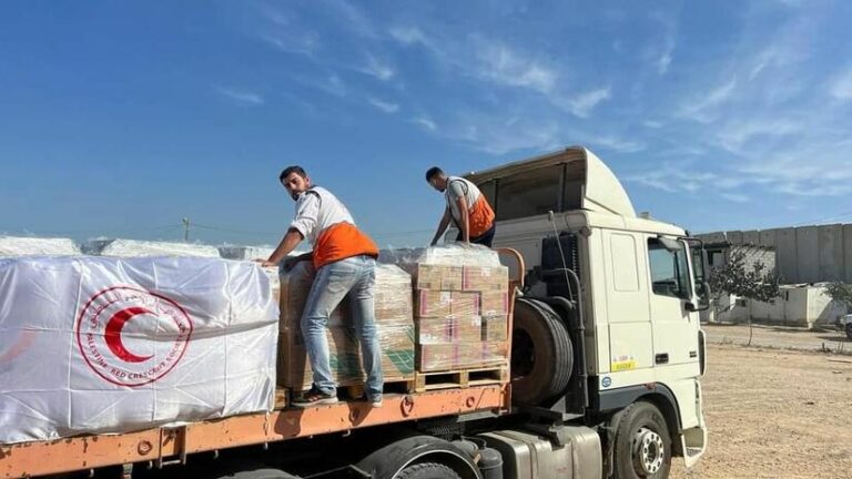 Israeli military road to be used for aid in Gaza?