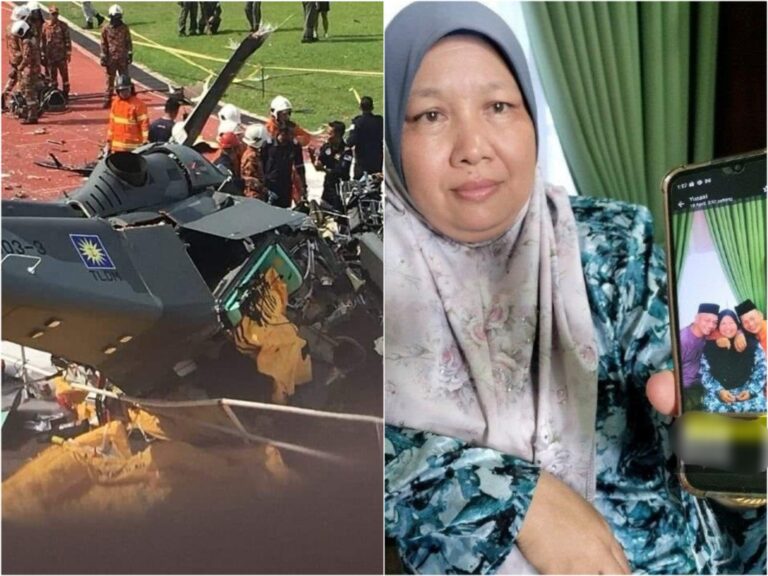 Nahas helikopter Lumut: ‘Dia kata takut tak sempat makan selepas ini’