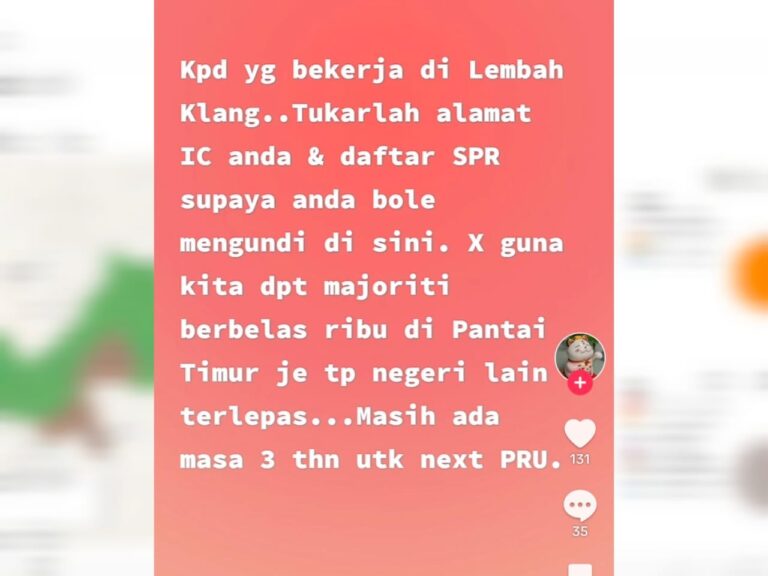‘Sana’ pun belum maju, budak TikTok sibuk ajak jadikan Lembah Klang macam Pantai Timur