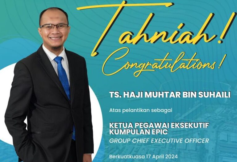 Bekas timbalan pesuruhajaya Pas Sarawak dilantik CEO kumpulan Epic Berhad