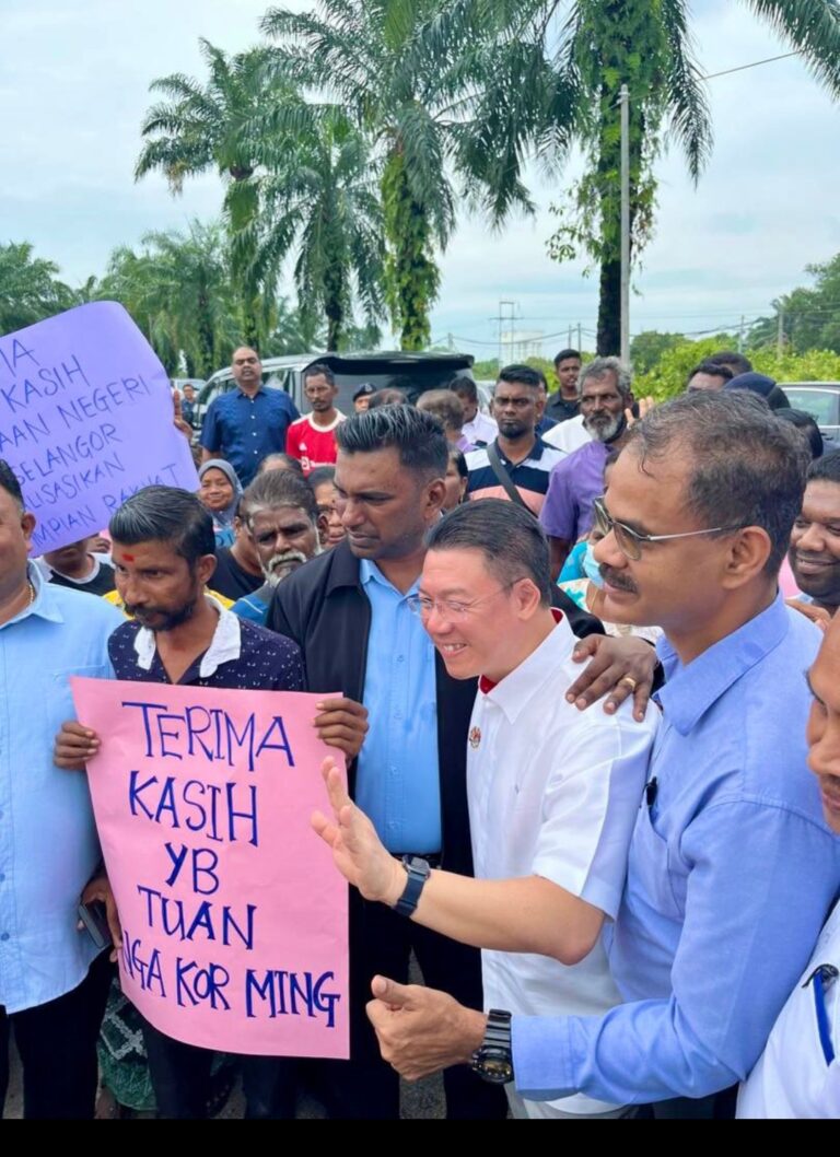 RM75 million solves 26-year estate workers housing issue