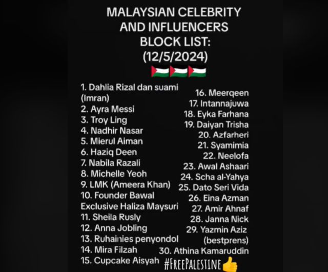 Blockout 2024 List Malaysia Debee Ethelyn