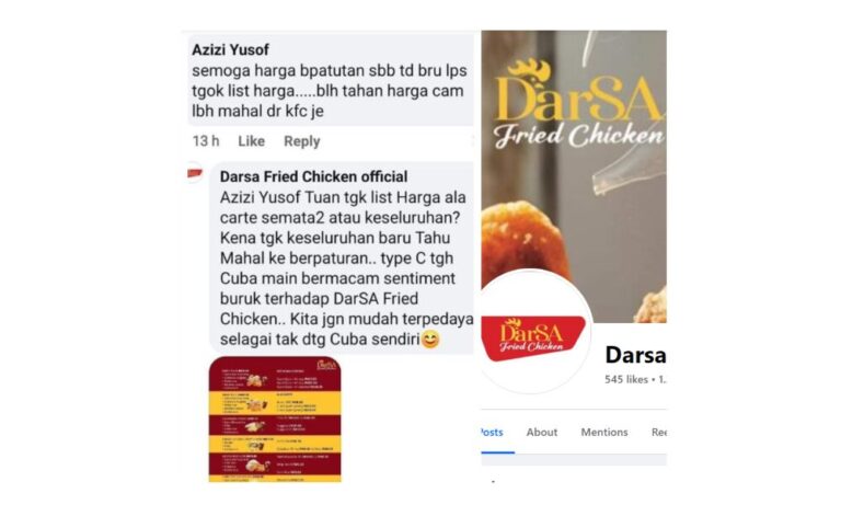Padah komen Type C, ‘admin’ Facebook DFC dipindah ke bahagian lain