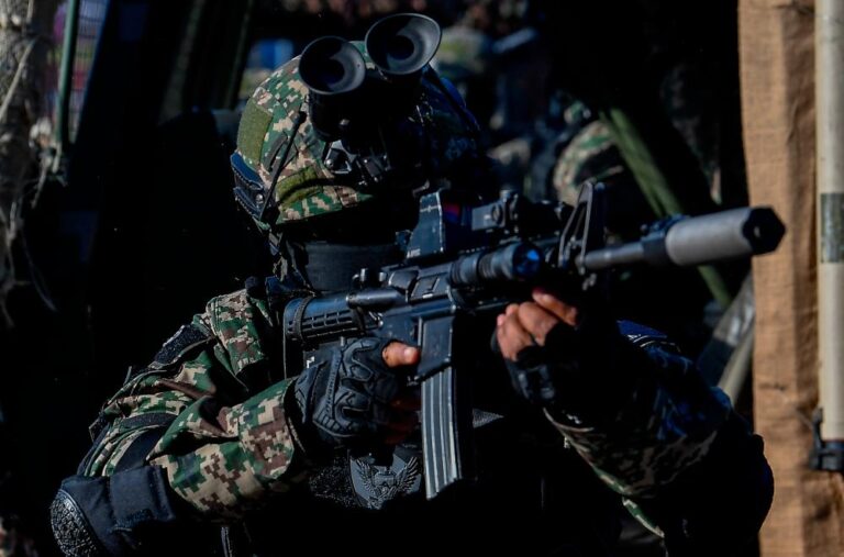 Stay calm, it is just a military exercise