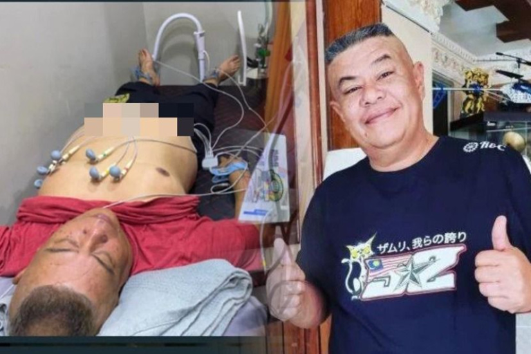 Berpeluh-peluh sebelum tak sedarkan diri, Azlee Senario dikejarkan ke IJN