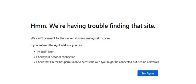 Malaysiakini is down