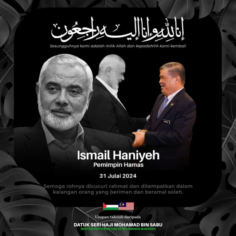 Mat Sabu masih terkejut, sifatkan sahabatnya pemimpin gigih berjuang bebaskan Palestin