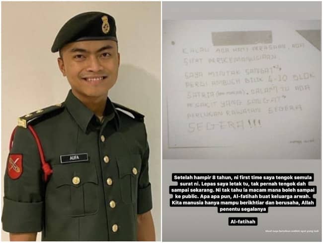 Netizen terkejut individu kirim surat layang kes Zulfarhan munculkan diri di IG