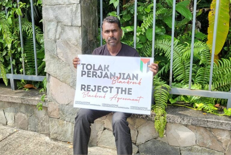 Di sebalik pejuang Palestin yang mogok lapar menentang penglibatan BlackRock