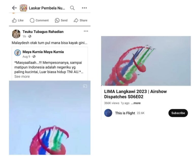 Pening kepala, netizen Indonesia ‘claim’ pula persembahan LIMA milik mereka