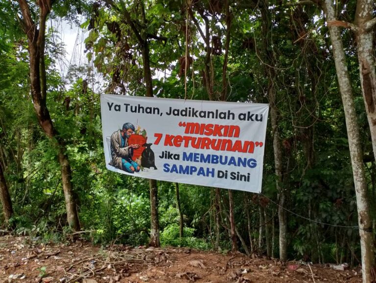 ‘Makan dalam’ betul amaran jangan buang sampah, insaf baca