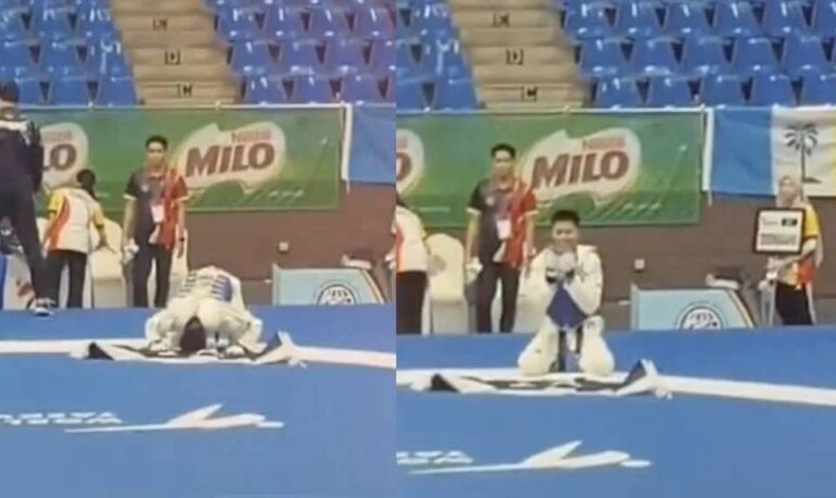 Menang pingat emas, aksi atlet takwando Fu Ceen terus sujud syukur curi tumpuan