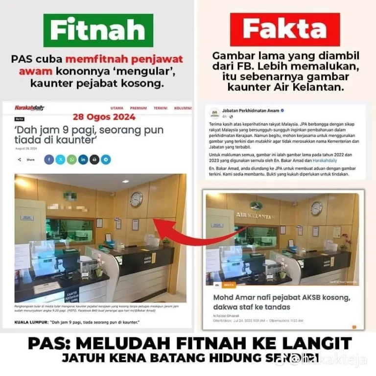 Video : Cari salah ‘orang gomen’ guna gambar lama, JPA tegur Harakah, Encik Bakar