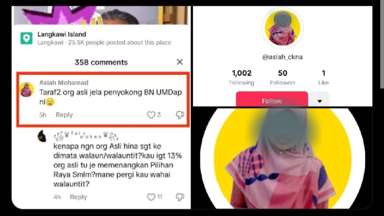 Video : Kerana PN kalah, cikgu ajar Pendidikan Islam sanggup hina orang Asli