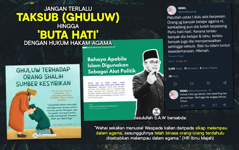 Persamaan taksub GISB dan taksub politik 