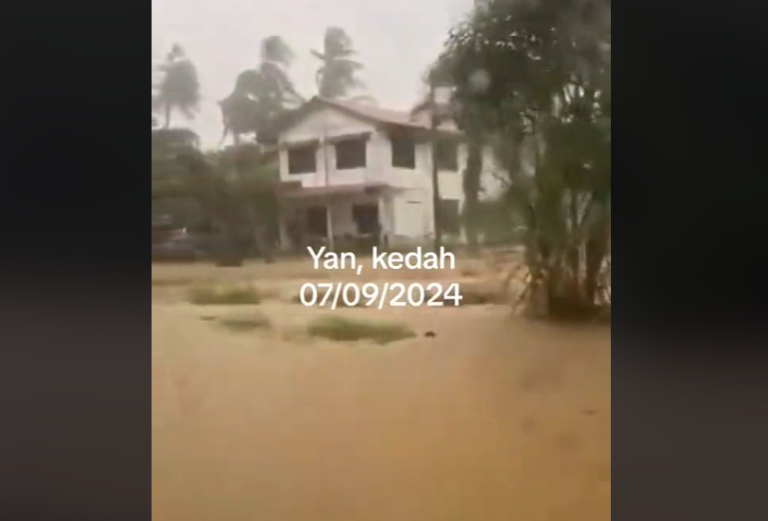 Air melimpah di Kedah, empat kampung dilanda banjir kilat