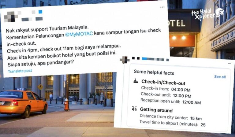 Daftar jam 4pm, keluar 11am: Menteri akhirnya bersuara kepada semua pengusaha hotel