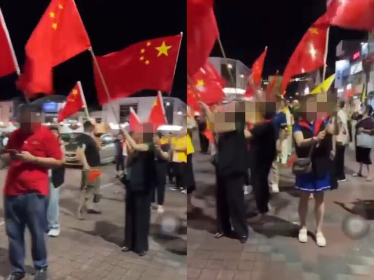 Pengibaran bendera China: Perkauman dan Sinofobia, tembelang Pas pecah