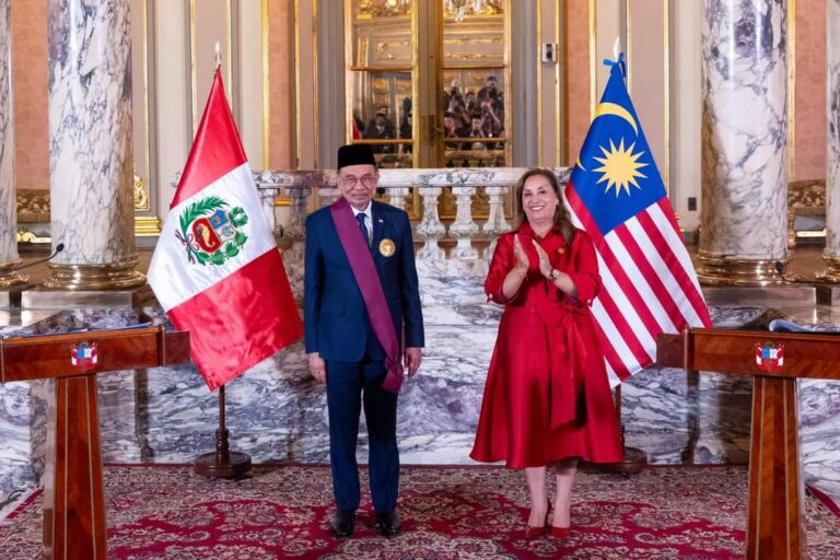 Anwar dianugerah pingat ‘El Sol del Peru’, tanda penghormatan tertinggi kepada Malaysia