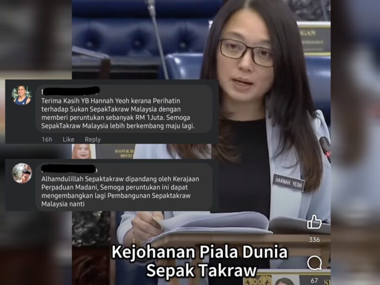 Warganet puji usaha Hannah Yeoh angkat sukan sepak takraw