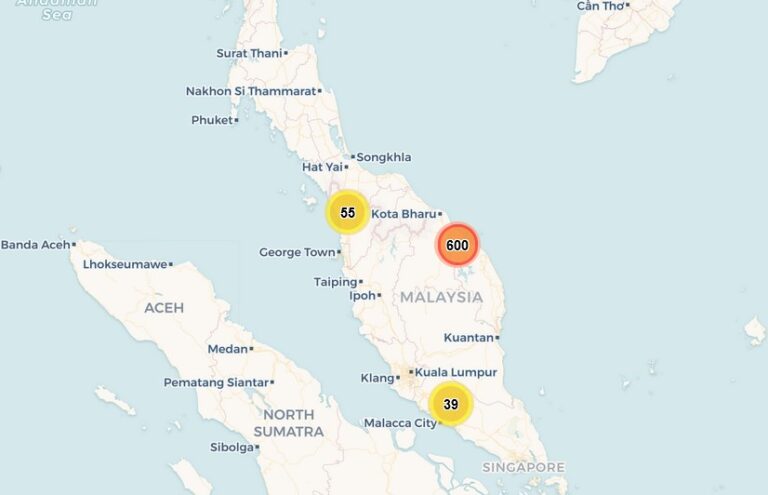 Jumlah mangsa banjir makin mencanak