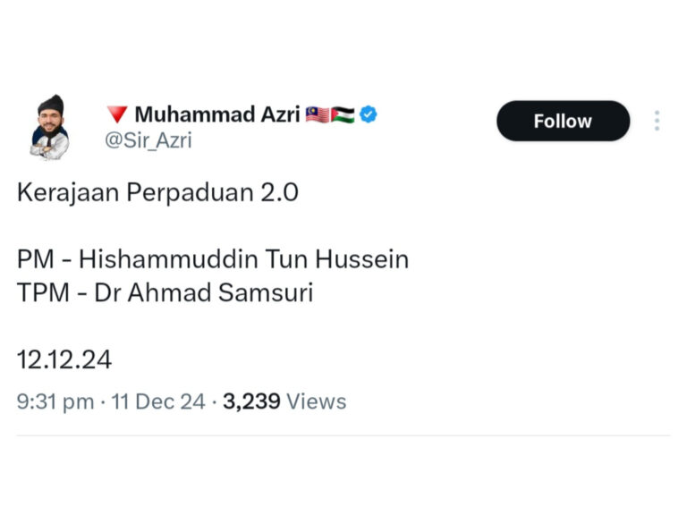 Hishammuddin kata jangan percaya khabar angin beliau PM 2.0