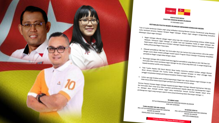 Video : Tidak usah ganggu kestabilan politik Selangor