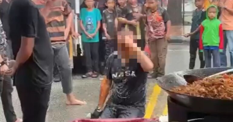 Warganet naik angin OKU kena pukul gara-gara terlanggar gerai pasar malam