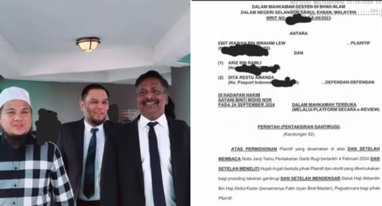 Ebit Lew menang saman, wanita Indonesia diperintah bayar RM20,000