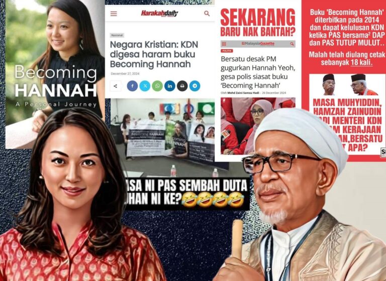 Ini rupanya sebab pembangkang bersungguh mainkan kembali isu buku Hannah Yeoh