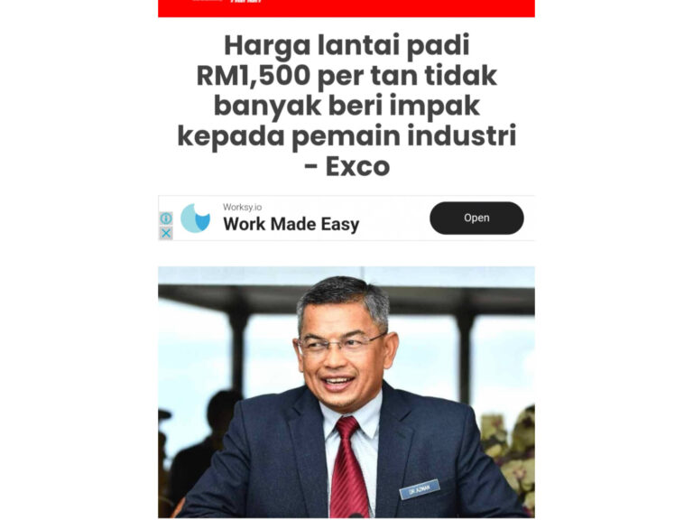 Pandangan pemimpin Pas ditempelak, dulu masa jadi kerajaan kenapa RM1,200 per tan saja