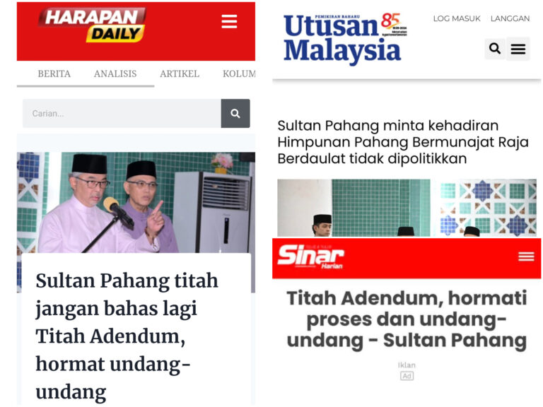 Himpunan Pahang bermunajat jadi ‘back slap’ untuk penganjur