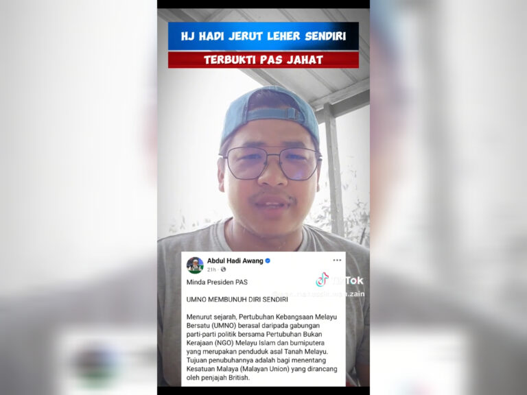 Anak muda UMNO jawab Hadi Awang, ‘kami bunuh cita-cita Pas jadi kerajaan’