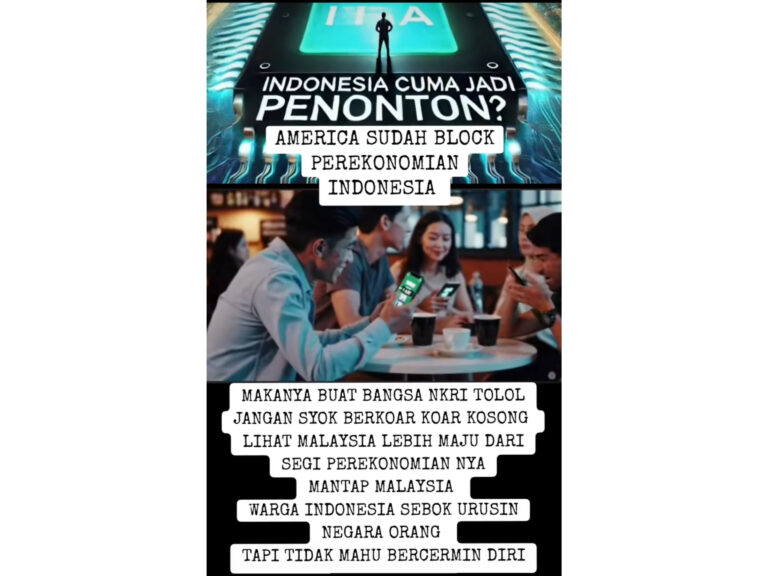 Netizen Indonesia marah, semua pelabur utama masuk Malaysia sahaja