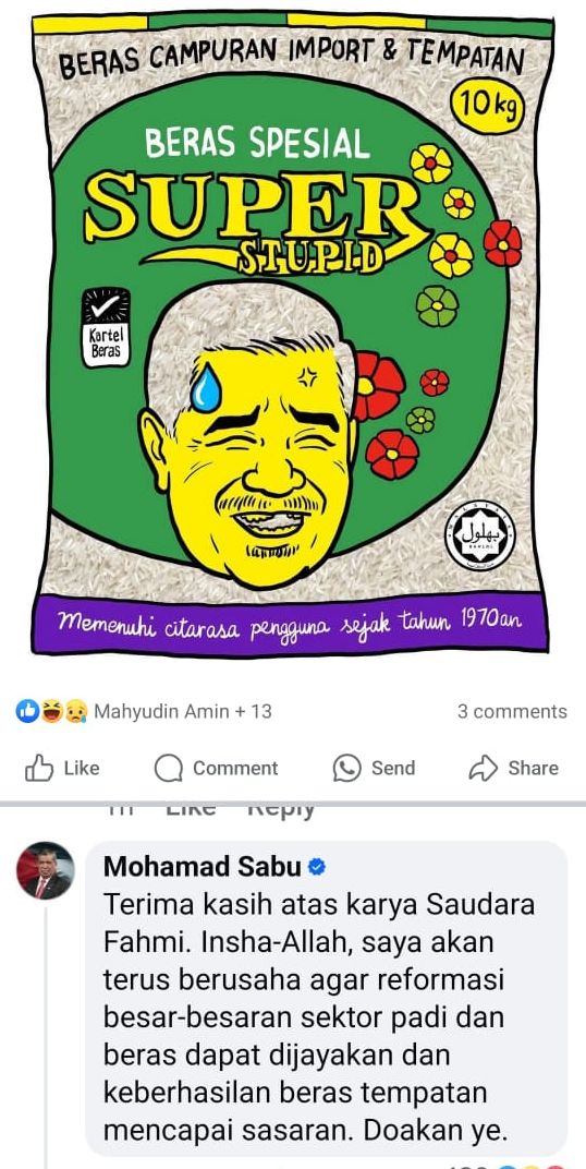 Tabik spring untuk Bang Mat, ekoran reaksi positif terhadap serangan ...