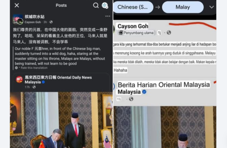 Siapa dia Cayson Goh? Biadab sungguh hina Agong sampai tahap itu