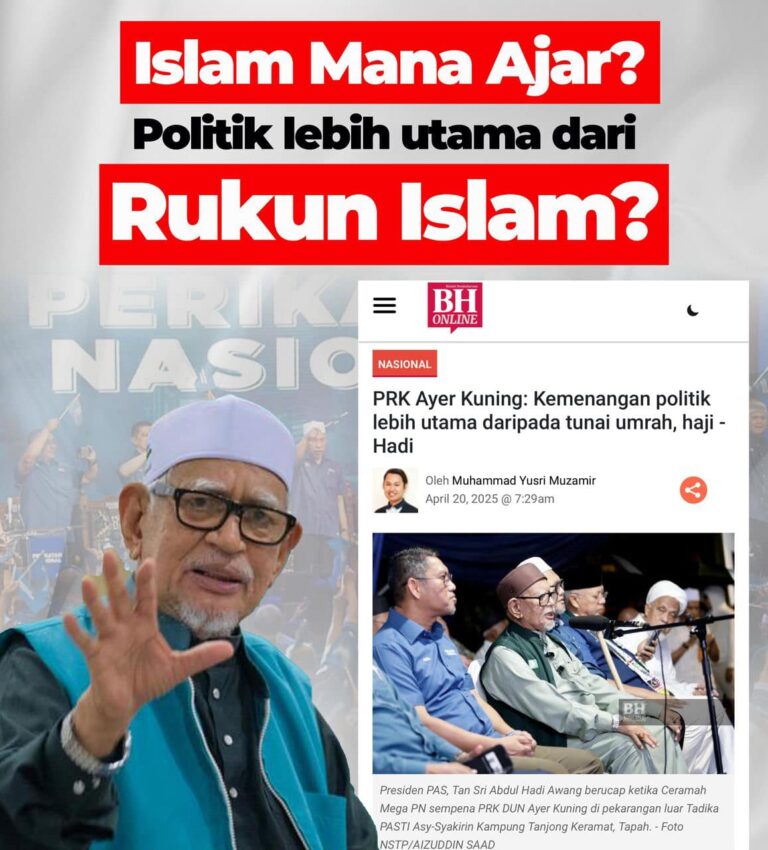 Penyokong Pas boleh dah tolak tawaran haji, beri ruang kepada bakal jemaah lain