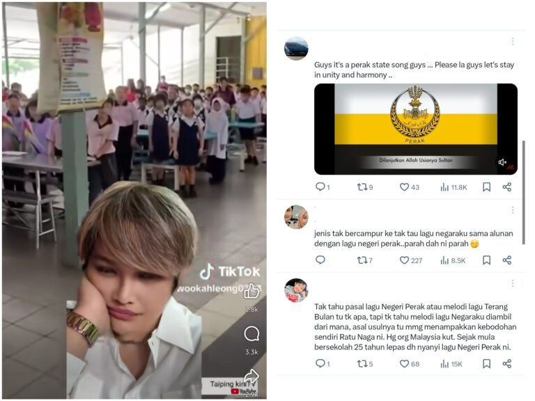 Ratu Naga disekolahkan orang Perak lepas dakwa lagu Negaraku dinyanyi dalam Mandarin