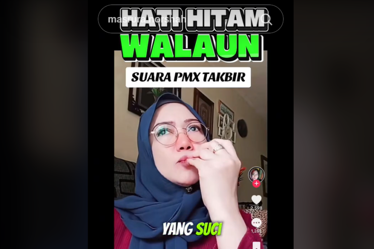 Tergamak wanita ini persenda takbir raya PMX
