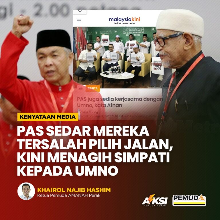 Selepas Ayer Kuning, Pas, Bersatu sedar mereka tersalah pilih jalan